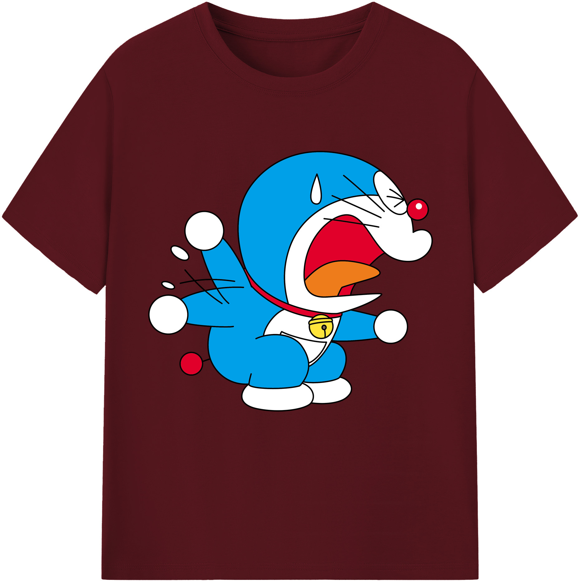 （画像用） ドラえもん Doraemon 綿100％半袖Tシャツ（フロントプリント）